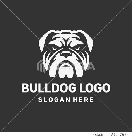 Noble Bulldog Crest Logo Design 129932679