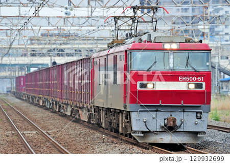 東海道本線　平塚　JR貨物　EH500-51（仙台） 129932699