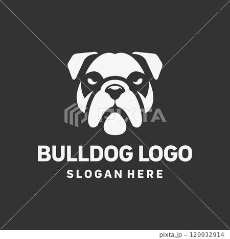 Premium Bulldog Icon Logo Design Premium Bulldog Icon Logo Design 129932914