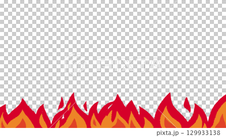 Flame frame 129933138