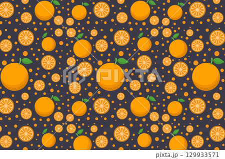 Orange fruit pattern 129933571