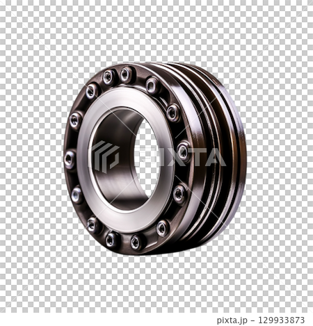 Sleek Metallic Ball Bearing Component for Mechanical Engineering and Industrial Applications Sleek Metallic Ball Bearing Component for Mechanical Engineering and Industrial Applications 129933873