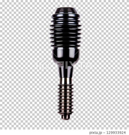 Sleek and Modern Black Metal Decorative Cap for Light Fixtures and Ceiling Fans 129933924
