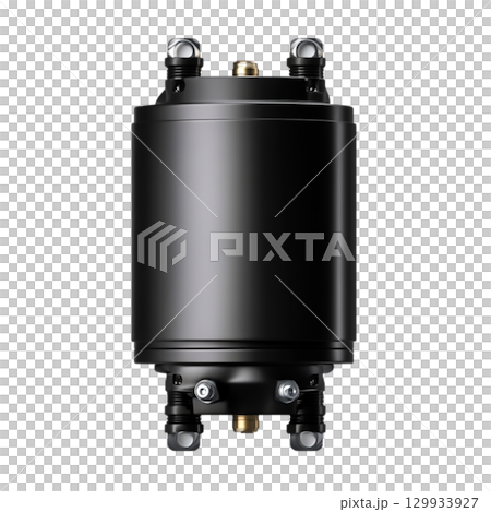 Black Industrial Air Compressor Tank for Heavy Duty Applications and Machinery Use 129933927