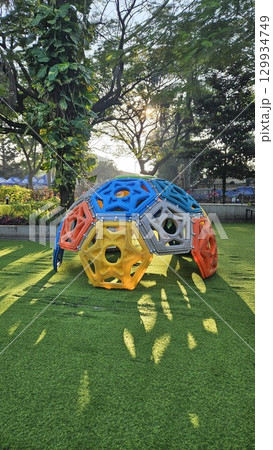 This is kids' playground outdoor situation This is kids' playground outdoor situation 129934749