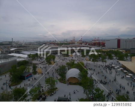 大阪・関西万博 EXPO 2025 夢洲会場の風景 大阪・関西万博 EXPO 2025 夢洲会場の風景 129935892
