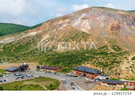 吾妻小富士から見た浄土平の山 吾妻小富士から見た浄土平の山 129937254