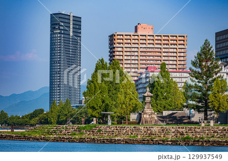 びわ湖なぎさ公園 滋賀県大津市 びわ湖なぎさ公園 滋賀県大津市 129937549
