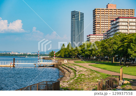 びわ湖なぎさ公園　滋賀県大津市 129937558