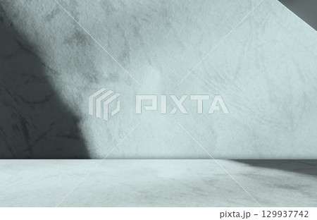 Beige Green Background Product Wall Studio Backdrop Floor Shadow Green Light Podium Table Room Photography Concrete Bg Platform Empty Place Kitchen Mockup Cement Scene Autumn Autumn 3d Loft. 129937742