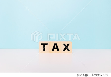 TAXブロック文字 129937889