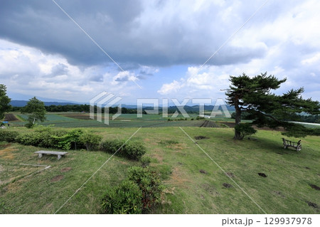 嬬恋村の愛妻の丘からの光景 嬬恋村の愛妻の丘からの光景 129937978