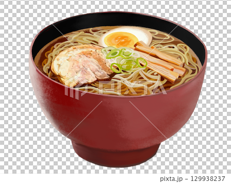 ラーメン(赤黒椀) ラーメン(赤黒椀) 129938237