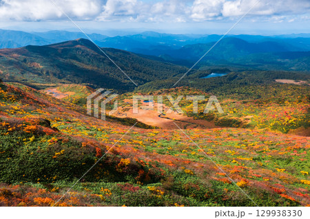 秋の栗駒山登山（栗駒山～秣岳 ： 龍泉ヶ原） 129938330