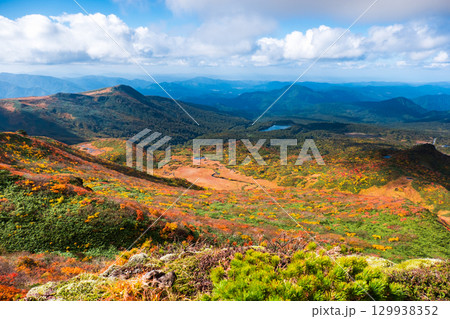 秋の栗駒山登山（栗駒山～秣岳 ： 龍泉ヶ原） 129938352