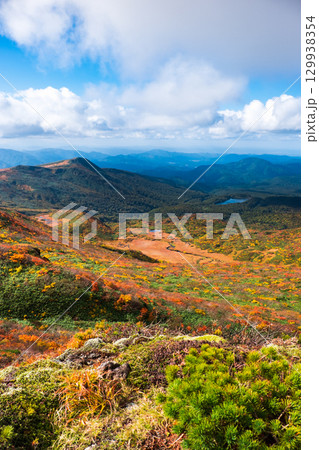 秋の栗駒山登山（栗駒山～秣岳 ： 龍泉ヶ原） 129938354