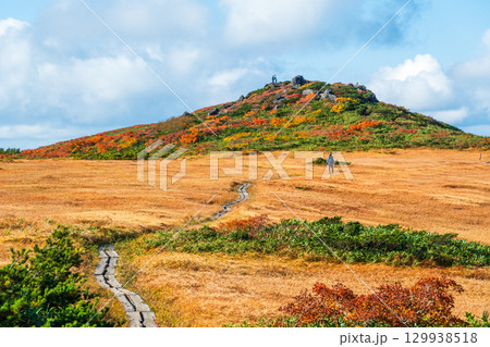 秋の栗駒山登山（栗駒山～秣岳：しろがね湿原） 129938518