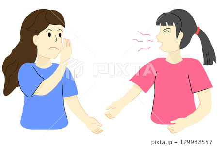 Bad breath can affect social interactions 129938557