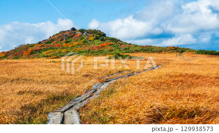 秋の栗駒山登山（栗駒山～秣岳：しろがね湿原） 129938573