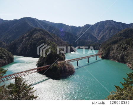 大井川鉄道、奥大井湖上駅 129938585