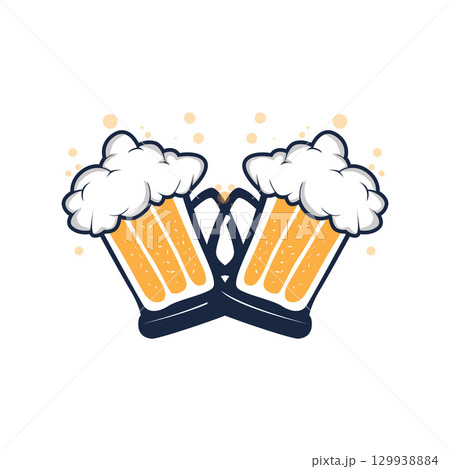 elegant concept brewery logo design collection of craft beer templates retro vintage badges brewery, whisky drink, bar, cafe, restaurant 129938884