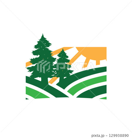 modern farm logo design with simple concept of farmer in agriculture illustration symbol livestock for product illustration template modern farm logo design with simple concept of farmer in agriculture illustration symbol livestock for product illustration template 129938890