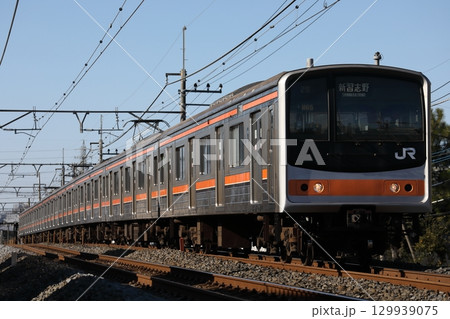 南浦和～東浦和を走る 武蔵野線 205系 M65編成 メルヘン顔 129939075