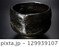 幕釉黒楽茶碗3｜三代 佐々木昭楽 作・楽焼窯元の抹茶碗 129939107