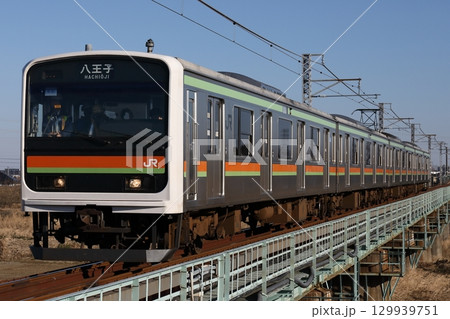 西川越～的場を走る 八高線209系 62編成 129939751