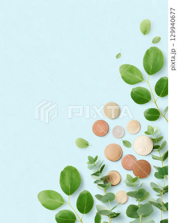 環境配慮×資産運用を伝えるナチュラルデザイン(SDGs 金融 教育) 環境配慮×資産運用を伝えるナチュラルデザイン(SDGs 金融 教育) 129940677