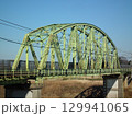 緑色に塗られていた頃の 川越線 荒川橋梁（指扇～南古谷） 129941065