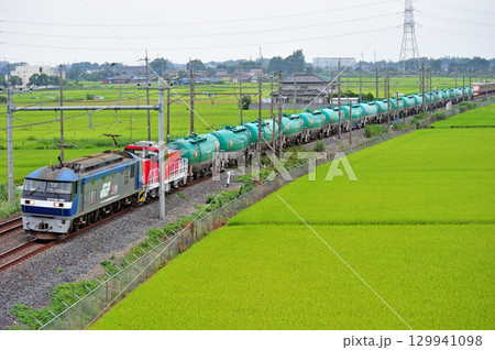 東北本線　東鷲宮ー栗橋　JR貨物　EF210-161（新鶴見）+HD300　東武鉄道　106編成 129941098