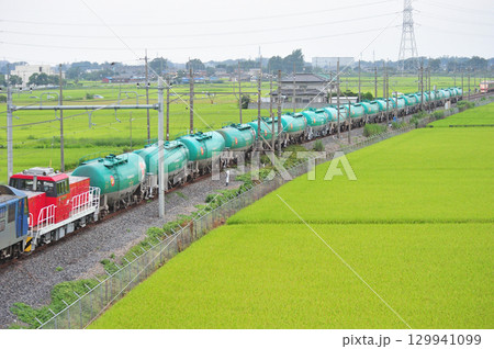 東北本線　東鷲宮ー栗橋　JR貨物　EF210-161（新鶴見）+HD300　東武鉄道　106編成 129941099