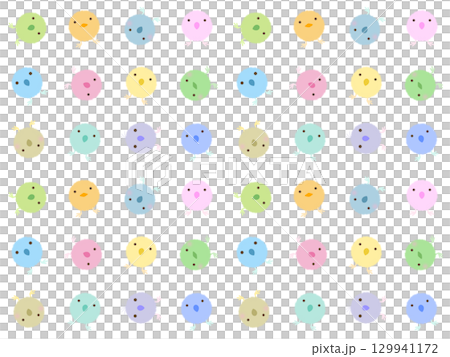 小雞無縫圖案 E-1' 129941172