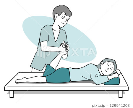 リハビリ-足つぼマッサージ リハビリ-足つぼマッサージ 129941208