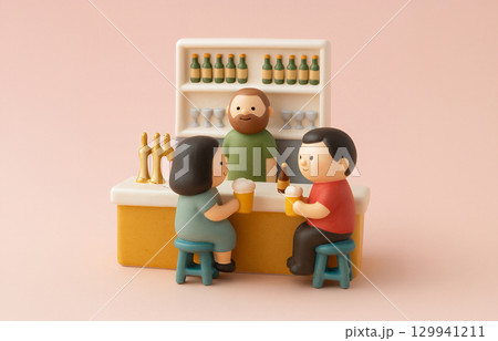 カフェバーのイメージ 129941211