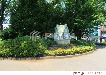 夏のときわ台駅前 東京 夏のときわ台駅前 東京 129942995