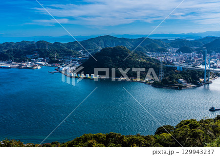 火の山公園展望台からの眺め【山口県下関市】 129943237