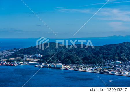 火の山公園展望台からの眺め【山口県下関市】 火の山公園展望台からの眺め【山口県下関市】 129943247