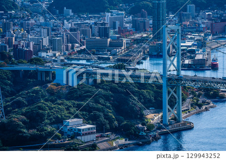 火の山公園展望台からの眺め【山口県下関市】 129943252
