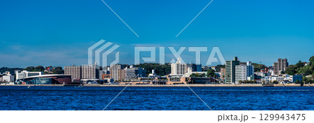 ノーフォーク広場から下関の眺め　パノラマ【福岡県北九州市】 129943475