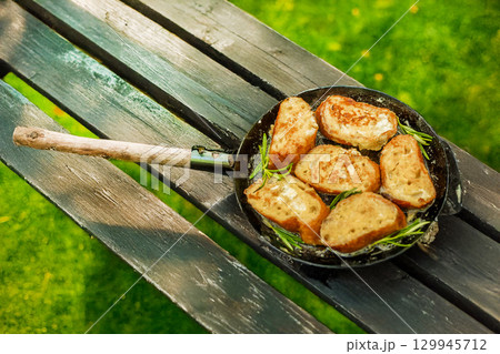 フレンチトースト America and Europe French toast フレンチトースト America and Europe French toast 129945712