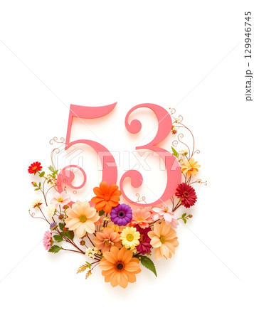 colorful flower bouquet from gerbera flowers isolated on white 129946745