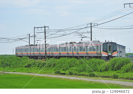 信越本線 押切-見附 JR東日本 E129系 B10編成(新潟) 信越本線 押切-見附 JR東日本 E129系 B10編成(新潟) 129946872