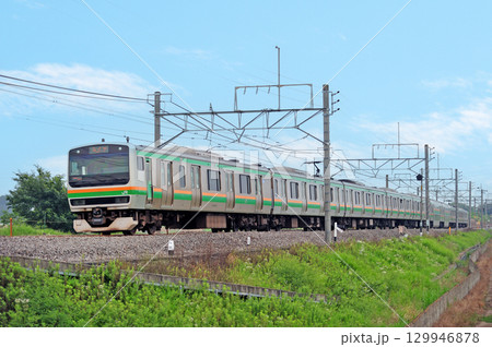 高崎線 岡部-本庄 JR東日本 E231系1000番台 K-31編成(国府津) 高崎線 岡部-本庄 JR東日本 E231系1000番台 K-31編成(国府津) 129946878