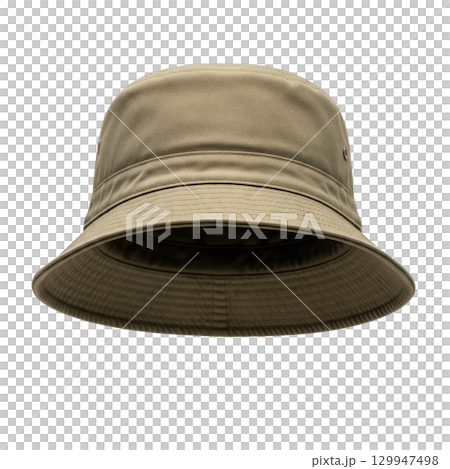 Classic khaki cotton bucket hat for fishing and hiking a casual outdoor sun protection headwear 129947498