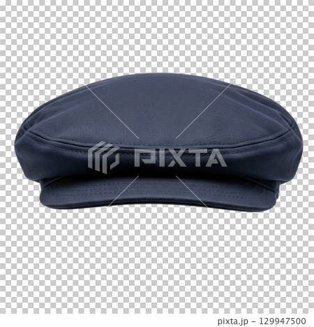Dark blue newsboy cap a classic vintage flat cap headwear accessory for men in a retro style 129947500