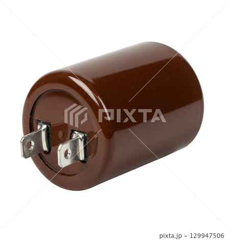 Motor run capacitor an electronic component in...のイラスト素材 [129947506 ...