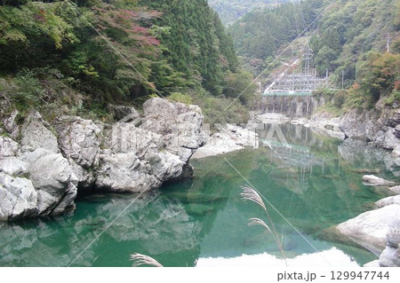 四国徳島県、平家の落人の里「祖谷渓」 129947744