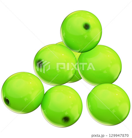 Realistic 3D Ume Set: Whole and Halved Fruit on Transparent Background Realistic 3D Ume Set: Whole and Halved Fruit on Transparent Background 129947870